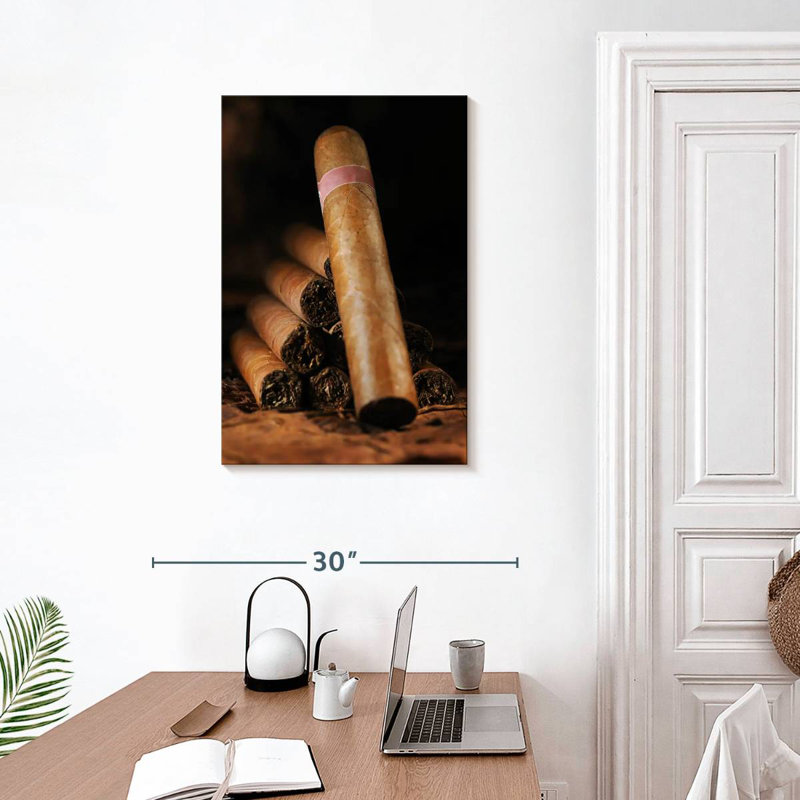 Senne Stacked Cuban Cigars, 30" H x 20" W
