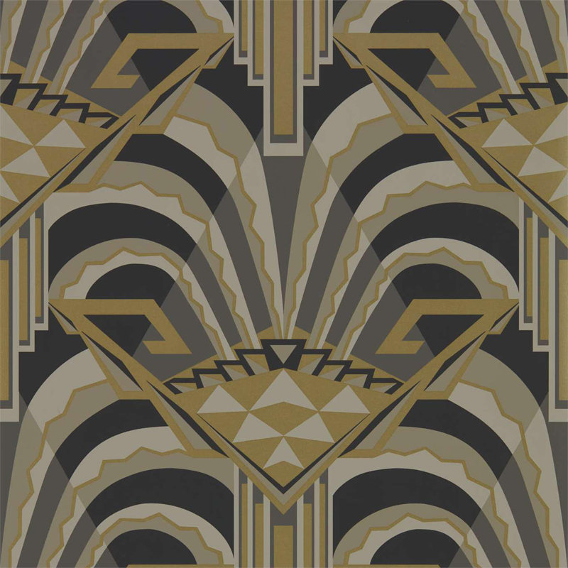 Conway Wallpaper, Antique Bronze