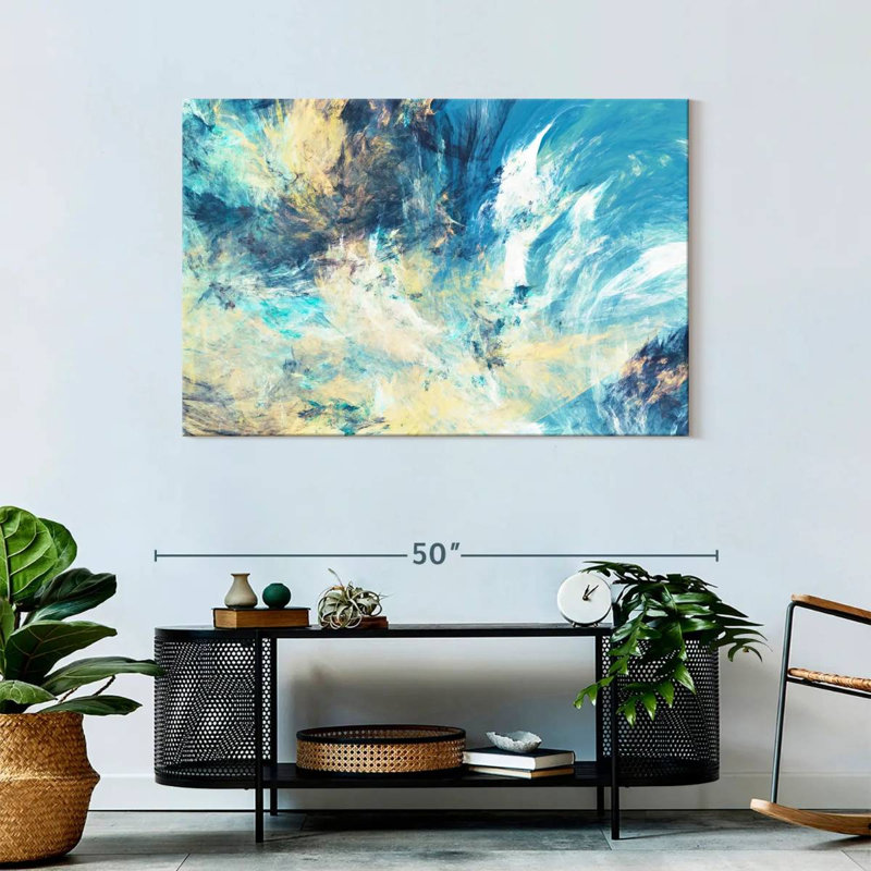 Avery Frosty Dynamic Abstract, 30" H x 45" W