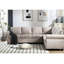 Canapé-lit modulaire en forme de L, 6 places, structure, canapé-lit modulaire beige Home Decor, mousse haute,-1300473009