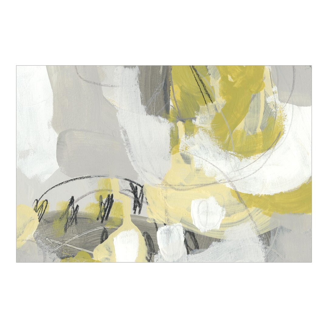 Strukturierte Tapete Lemons in Fog I 2,9 m x 432 cm