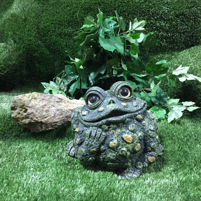 Statue de jardin fantaisiste crapaud «Dreamer»