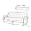 Ballou 3 Seater Velvet Sleeper-121101063