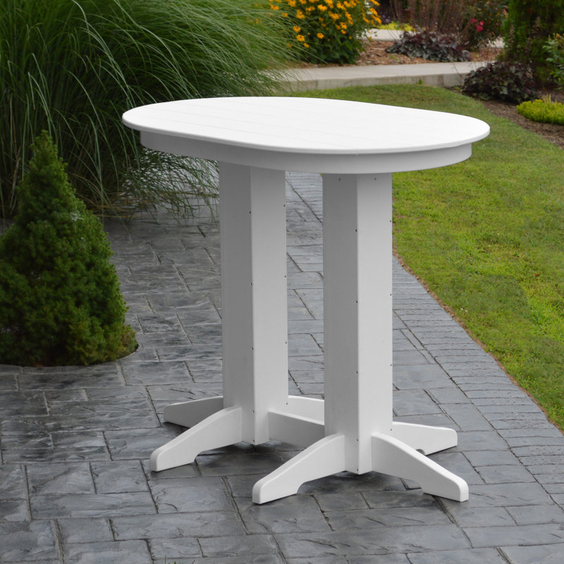 Table de bar Nettie, Blanc