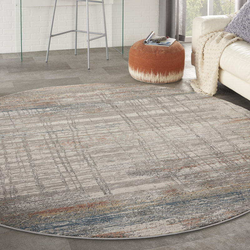 RUSTIC TEXTURES - Area Rug, Round 7'10"