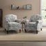 Fauteuil avec garniture cloutée Mooresville