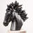 22.05" Horse Head Bust