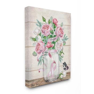 « espère-pot papillon rose », reproduction d’art