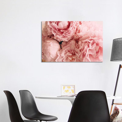 Blush Peonies by Eric Fan - Wrapped Canvas Print