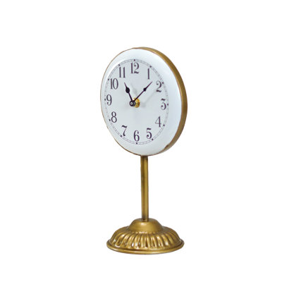 Horloge de table numérique en métal