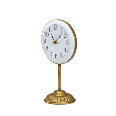 Numerical Metal Mechanical Tabletop Clock