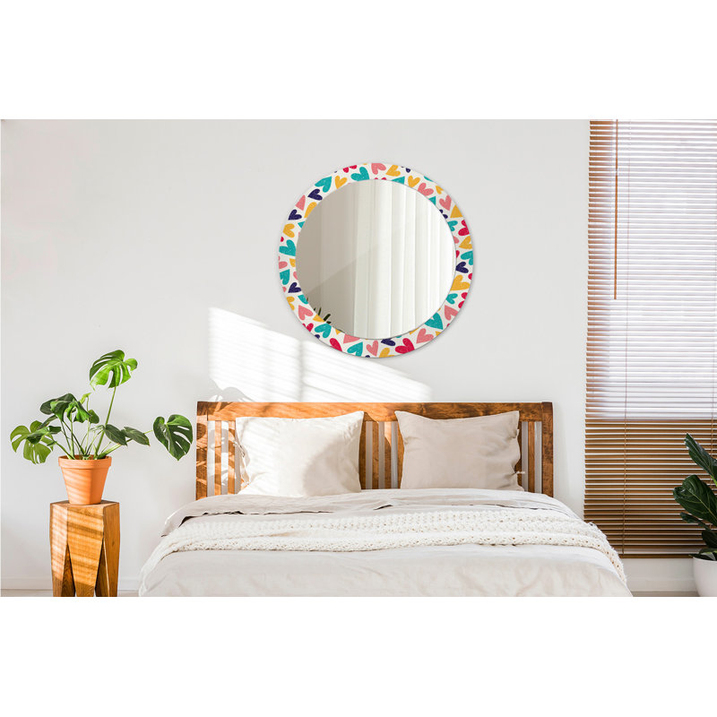 Huldar Glass Flat Wall Mirror