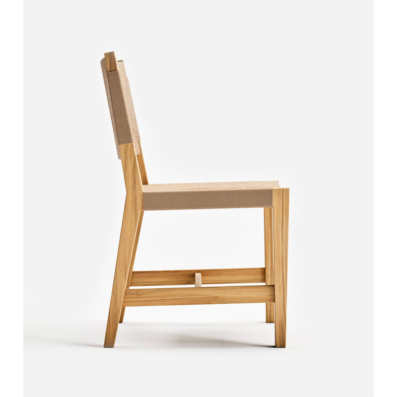 Monimbo Dining Chair | Vaqueano Pattern, Natural/Khaki Cross Braided Cord, Natural
