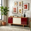 Meuble de salle à manger nordique minimaliste aux couleurs assorties-312421660