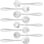 Stainless Steel Wood Stainless Steel Teaspoon Flatware
