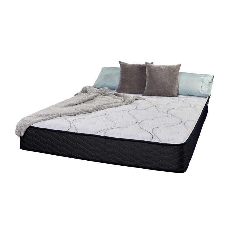 Matelas de repos ferme pour grands lits avec refroidissement et mousse, profondeur de produit de 80 pouces, largeur de 60 po, hauteur de 10 lb, blanc bleu, diverses bases de lit compatibles, support moyen, profondeur en pouces, largeur, hauteur,