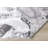 Grey White Marble Area Rug-1046824453