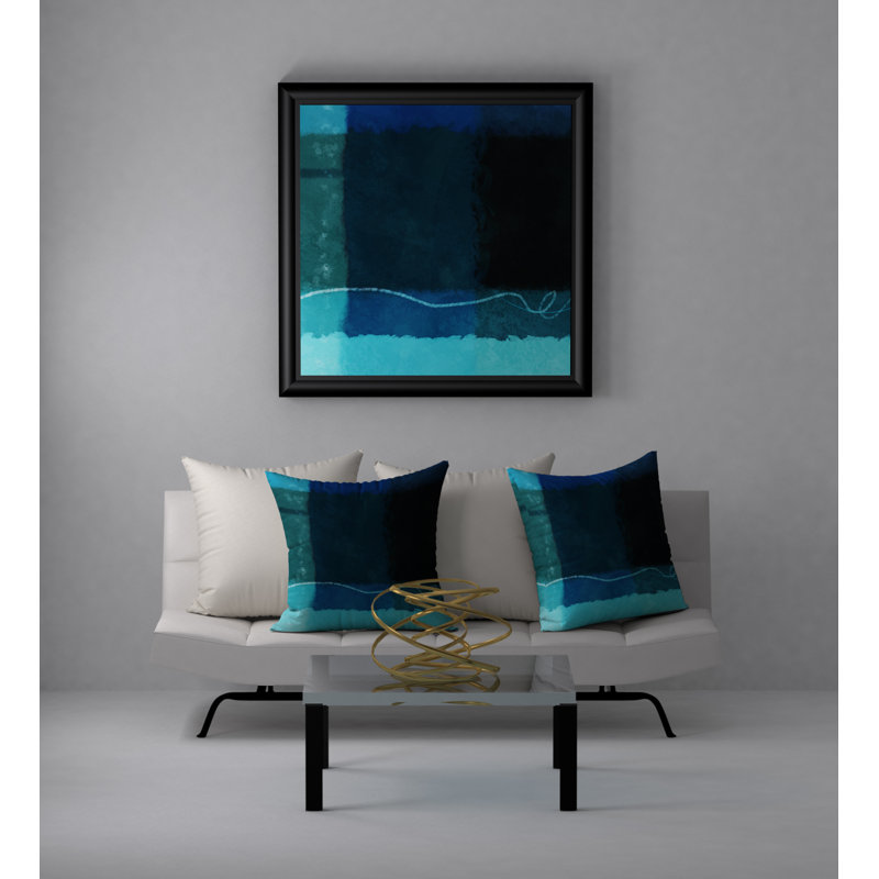 Coussin décoratif carré dynamique, 20 po x 20 po
