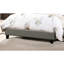 Adjustable Headboard Queen Bed, Grey Polyfiber Upholstered Wooden Arch Bed Frame With Upholstery, Bedframe,