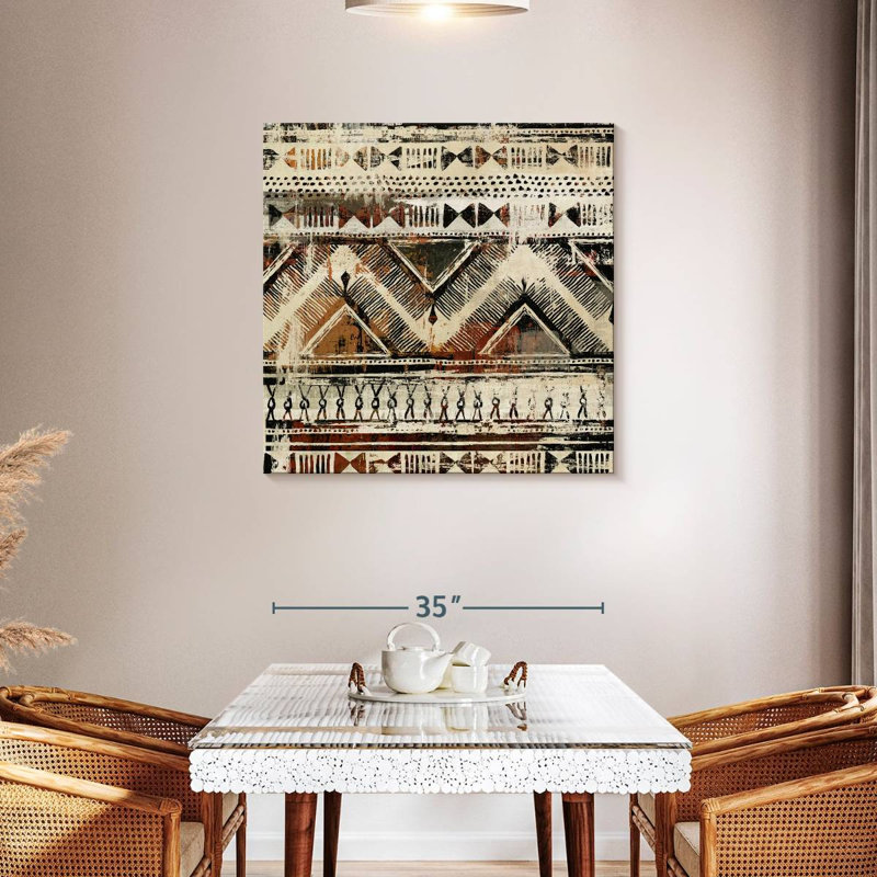 Motif africain Kerner, H 36 po x l 36 po