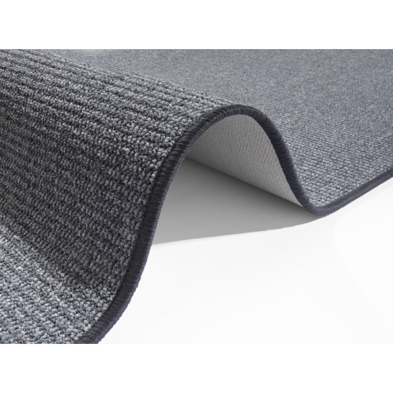 Bouclé Tufted Grey Rug, Rectangle 67 x 400cm