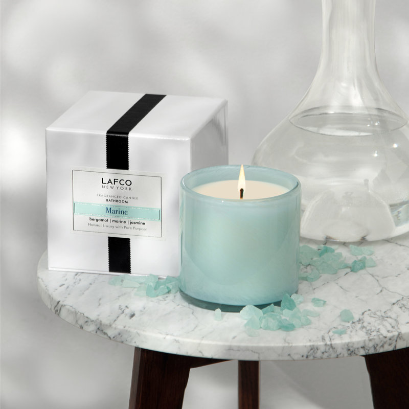 Marine Scented Jar Candle, 3" H x 3" W x 3" D