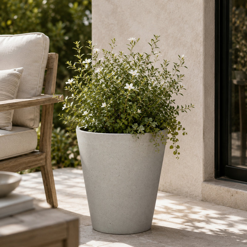 Vase léger de 45,7 cm (18 po) - Gris naturel, Light Grey