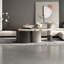 Table basse simple en marbre ovale
