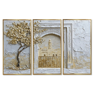 Morocco Gold Fez Medina - Morocco Wall Art Set