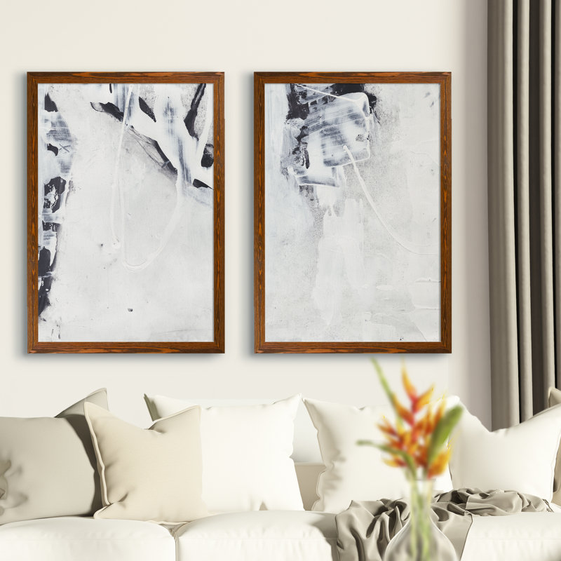 «Fire and Ice I» par Vincent Van Gogh, ensemble de 2 reproductions d'art encadrées, H 24 po x l 18 po x P 1,25 po
