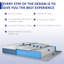Matelas hybride moyen 10 po avec design respirant, soulagement de la pression-52314946-52314944