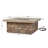 SEDONA 38" Square Concrete Propane or Natural Gas Fire Pit Table by Real Flame-43625977