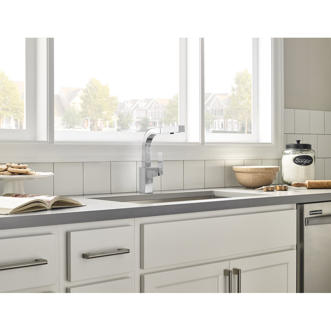 Mid-Town Single Handle Pull-Out Kitchen Faucet Gerber 