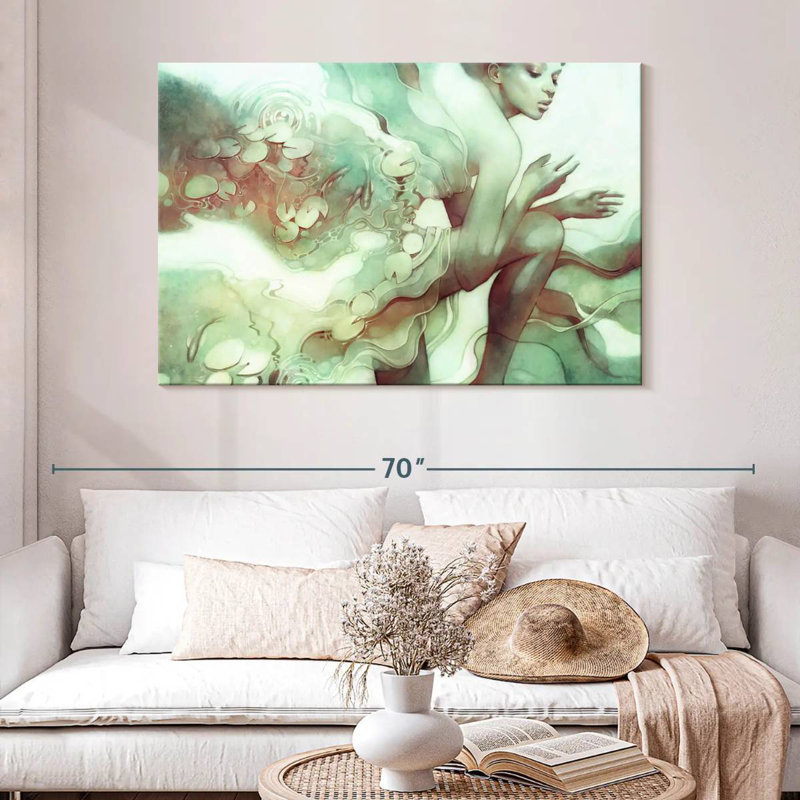 Leisha Lady Flood, 32" H x 48" W