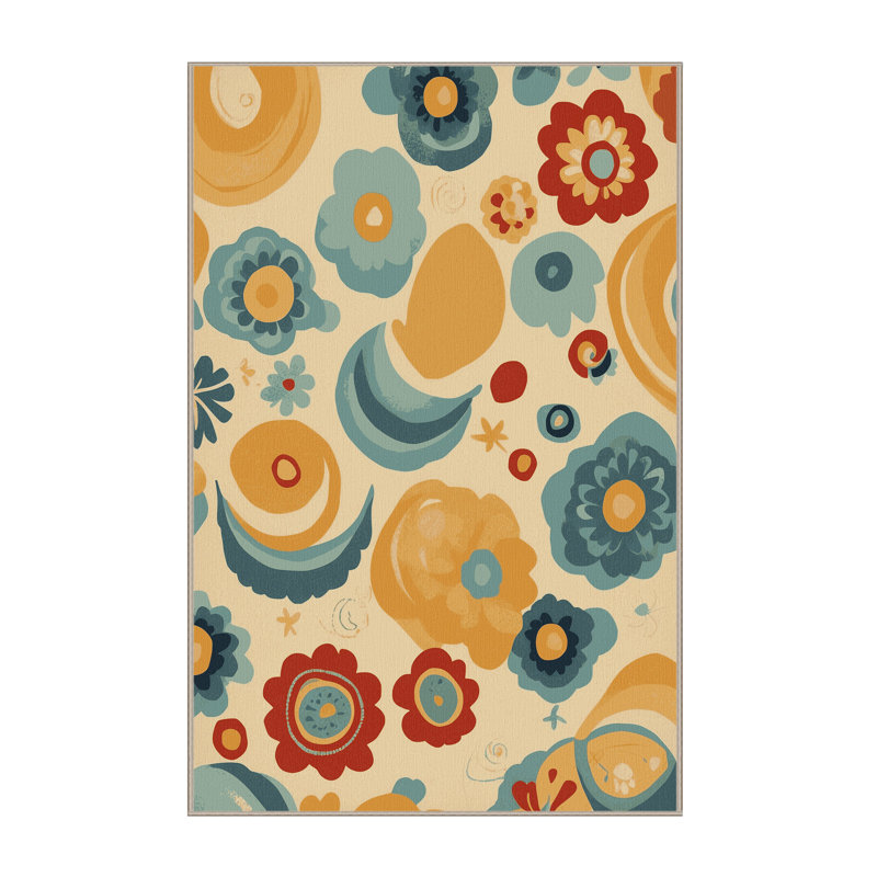 Vibrant Stomp Rug, Rectangle 8' x 12'