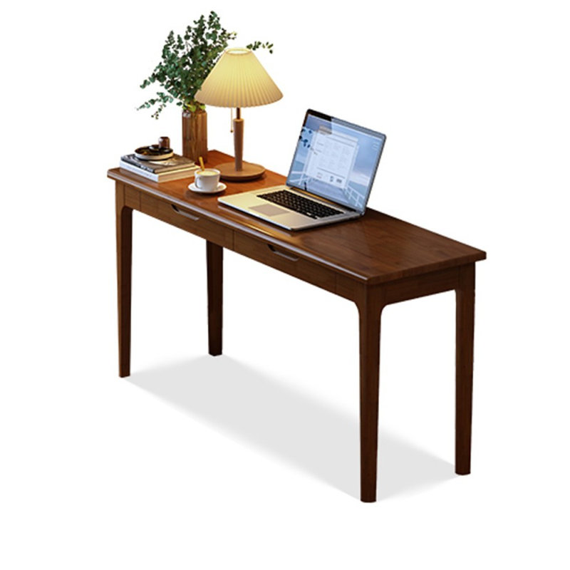 Bureaux rectangulaires en bois massif, H 29,53 po x l 47,24 po x P 15,75 po, Noyer