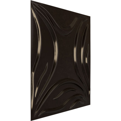 L 19 5/8 po x H 19 5/8 po Panneau mural décoratif 3D EnduraWall Savannah, brume métallique rustique universelle (couvre 2,67 pieds carrés)