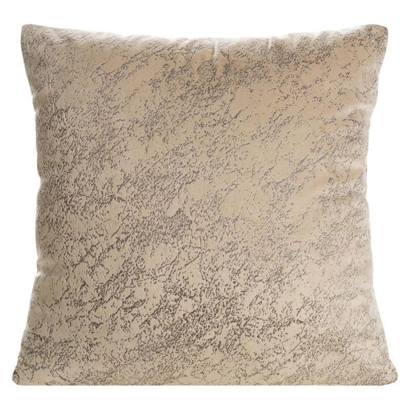 Microfiber Square Pillow Case, Dark Beige