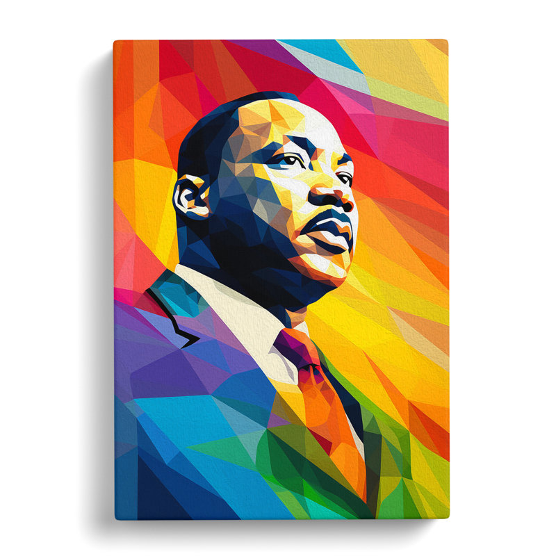 Martin Luther King Jr. Op - Print, 76cm H x 50cm W x 3cm D