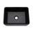 Myhomekeepers 12 " Ceramic Rectangular Bathroom Sink-92832857