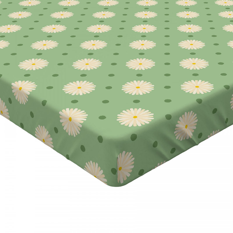 Microfiber Polka Dots Fitted Sheet, Twin XL Fitted Sheet