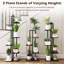 Ensemble de 3 supports à plantes 4 + 5 + 6 niveaux