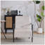 Fauteuil d'appoint rembourré avec structure en métal-90327184