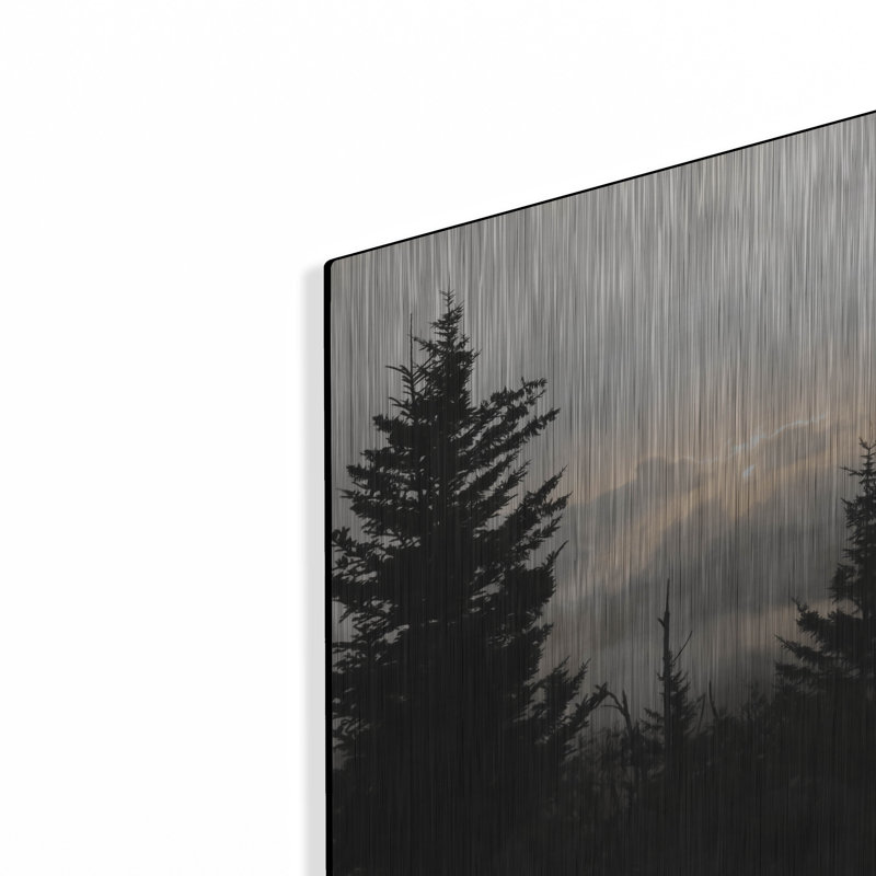 «Mountain Layers 2» par Lori Deiter, art mural en métal, H 16 po x l 24 po