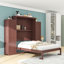 Lit escamotable avec structure en bois massif, armoire escamotable avec 2 armoires et tablettes de rangement-1473838441-1447146558
