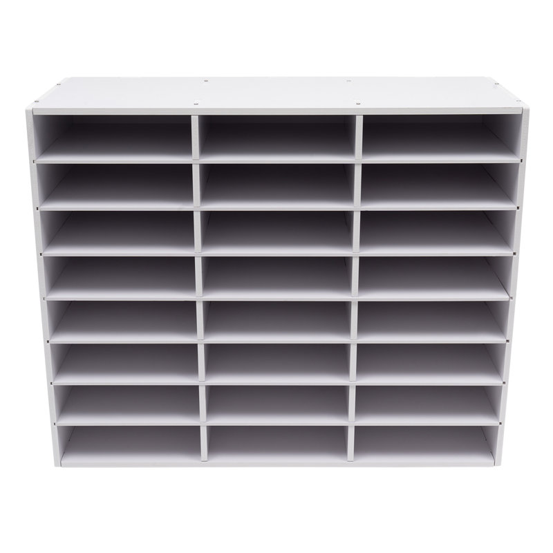 Classeur empilable en plastique Vedanth, Blanc