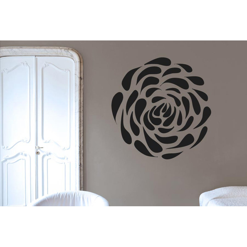 Plants & Flowers Wall Decal, Black