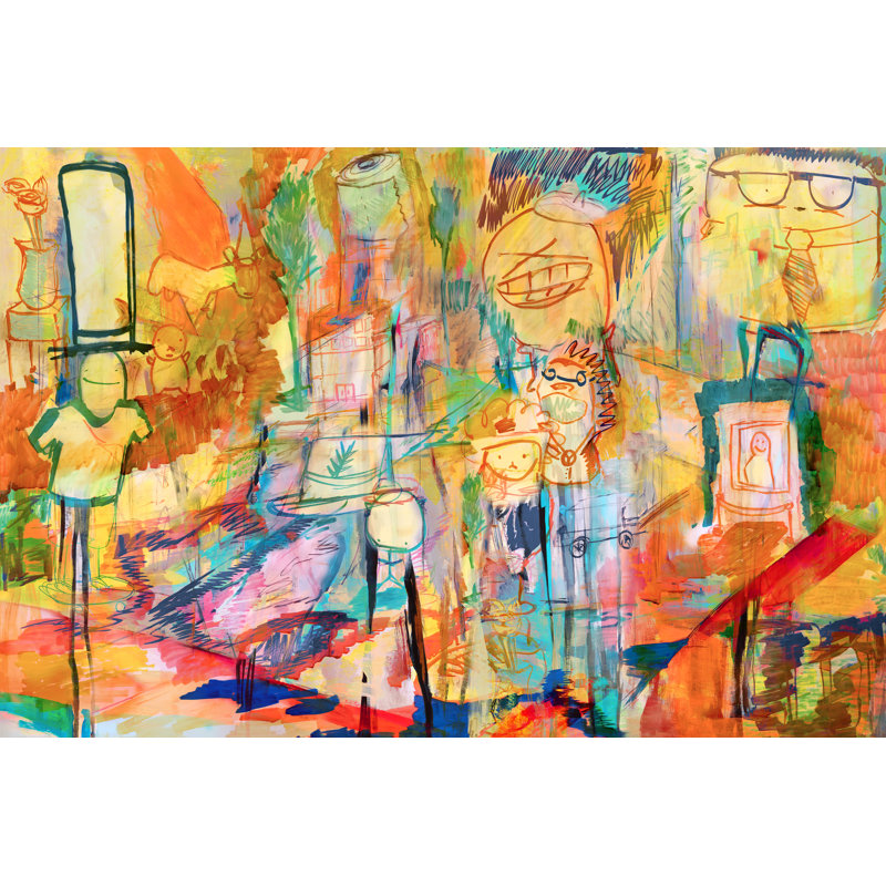 Hello Everyone Print by Dylan Grey, 36" H x 54" W, Image Brush Gel