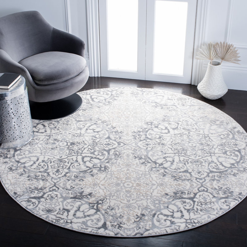 Mcmillen Performance Ikat Rug, Round 6'7"