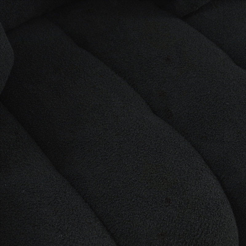 Jittender Upholstered 79.5'' Sofa, Black Teddy, 32" H x 82" W x 36" D